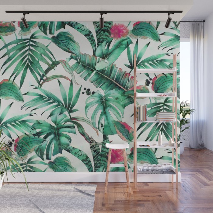 Jungle Vibes I Wall Mural By Catyarte Society6