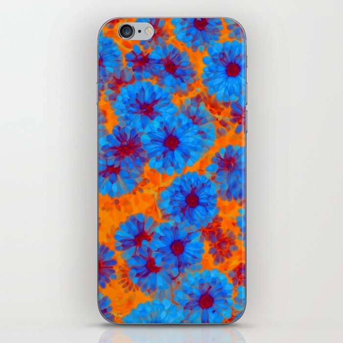 Bohemian Floral abstract batik fabric iPhone Skin