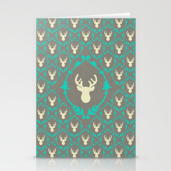 Oh Deer (white) Stationery Cards