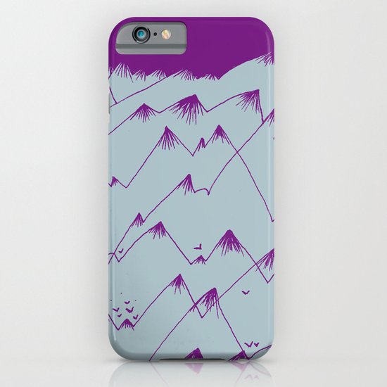 Purple Mountains iPhone & iPod Case