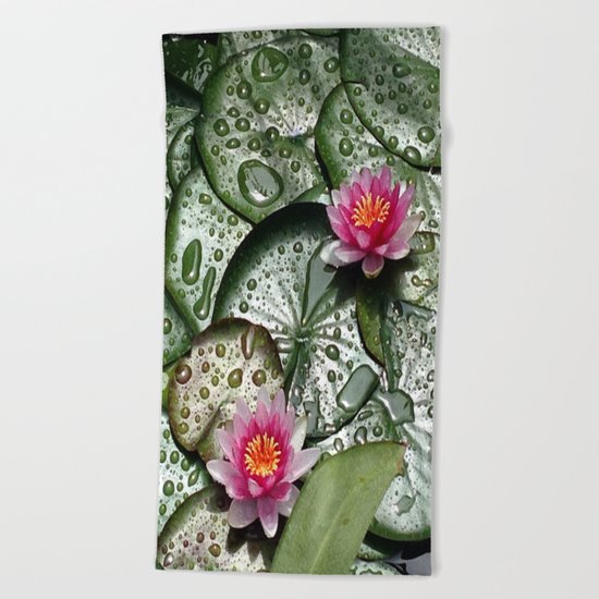 Lily Pads Beach Towel