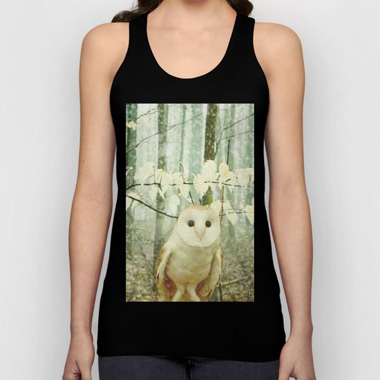 Winter Owl Unisex Tank Top
