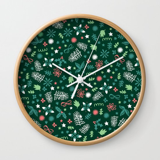 Have a Holly Jolly Christmas Wall Clock