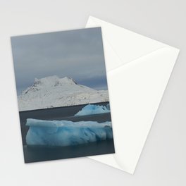 Icecubes and the Mountain Stationery Cards