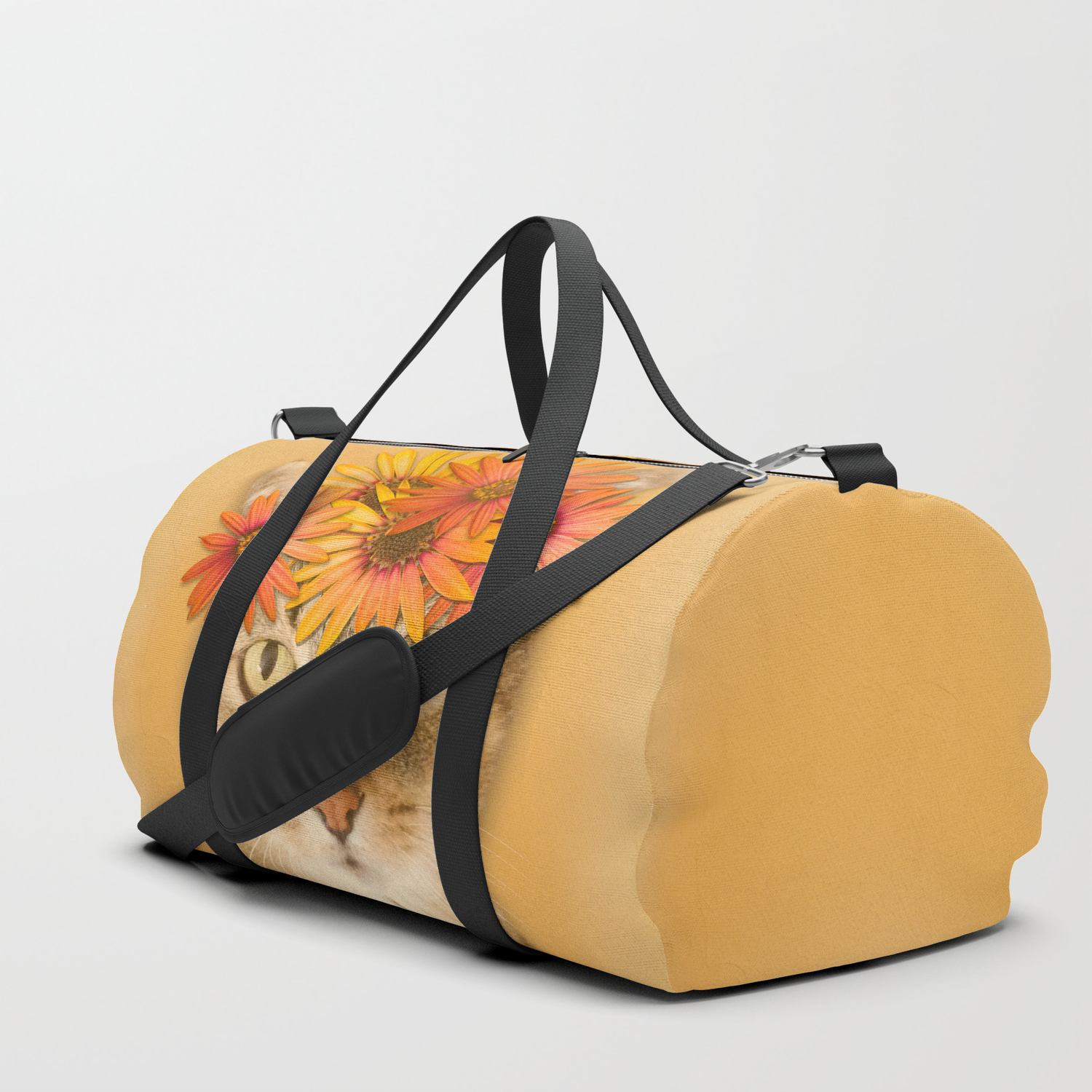 mustard yellow luggage