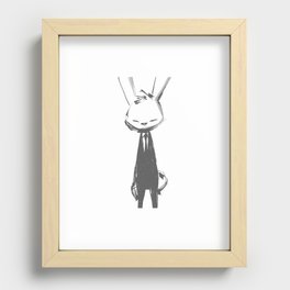 minima - beta bunny pose Recessed Framed Print