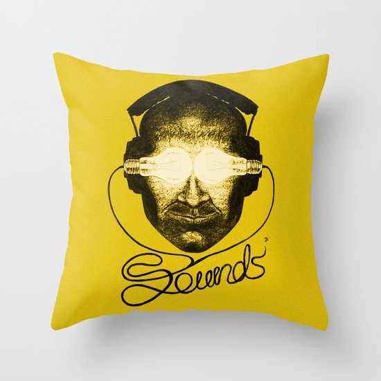 Sounds Throw Pillow