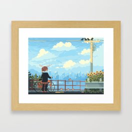 hey there Framed Art Print