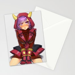 Videogame Team Magma Admin Courtney Stationery Card