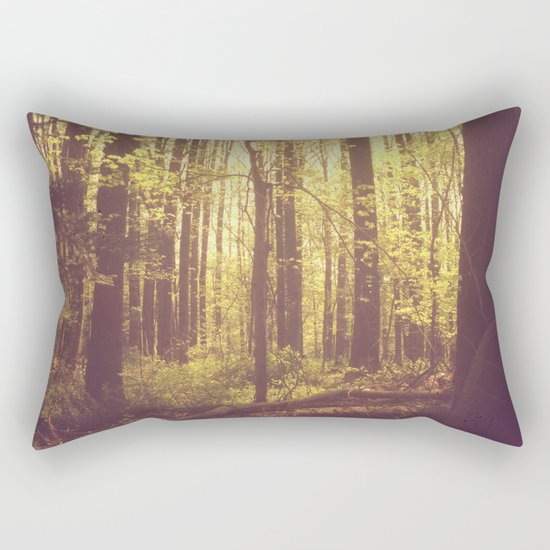 She Experienced Heaven on Earth Among the Trees Rectangular Pillow