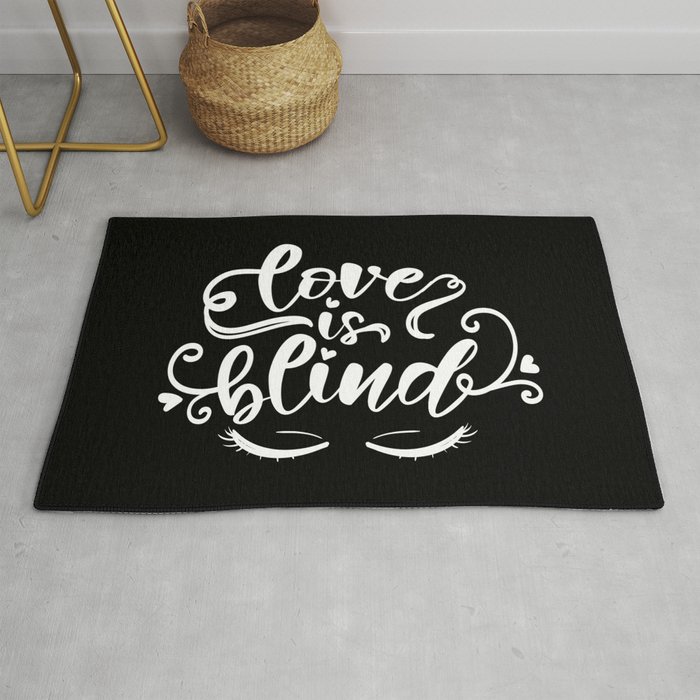Love Is Blind Rug