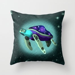 Space Turtle  Throw Pillow
