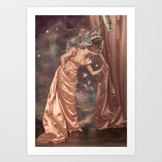 SHE ACHES Art Print