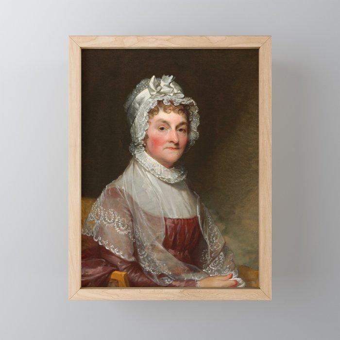 Abigail Smith Adams, Mrs. John Adams by Gilbert Stuart Framed Mini Art Print