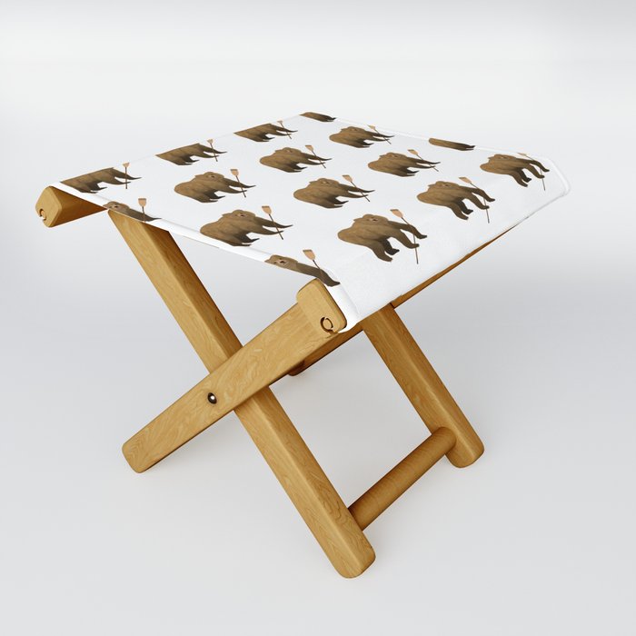 Bear Rowing Folding Stool