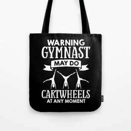 Cartwheel Gymnastic Cartwheeling Athletes Gymnast Tote Bag
