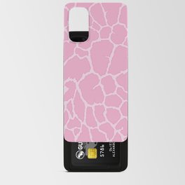 Pink Giraffe pattern. Animal skin print . Digital Illustration Background Android Card Case