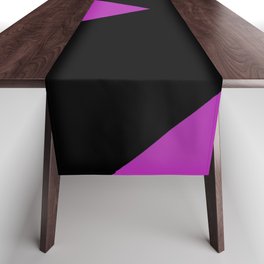 Chevron (Black & Purple) Table Runner