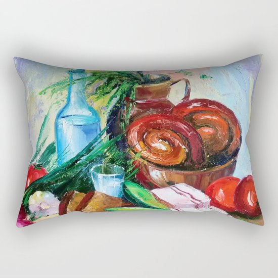 National still life Rectangular Pillow