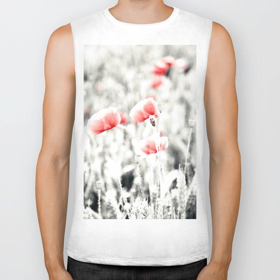 Poppy Poppies Mohn Mohnblume Flower Biker Tank