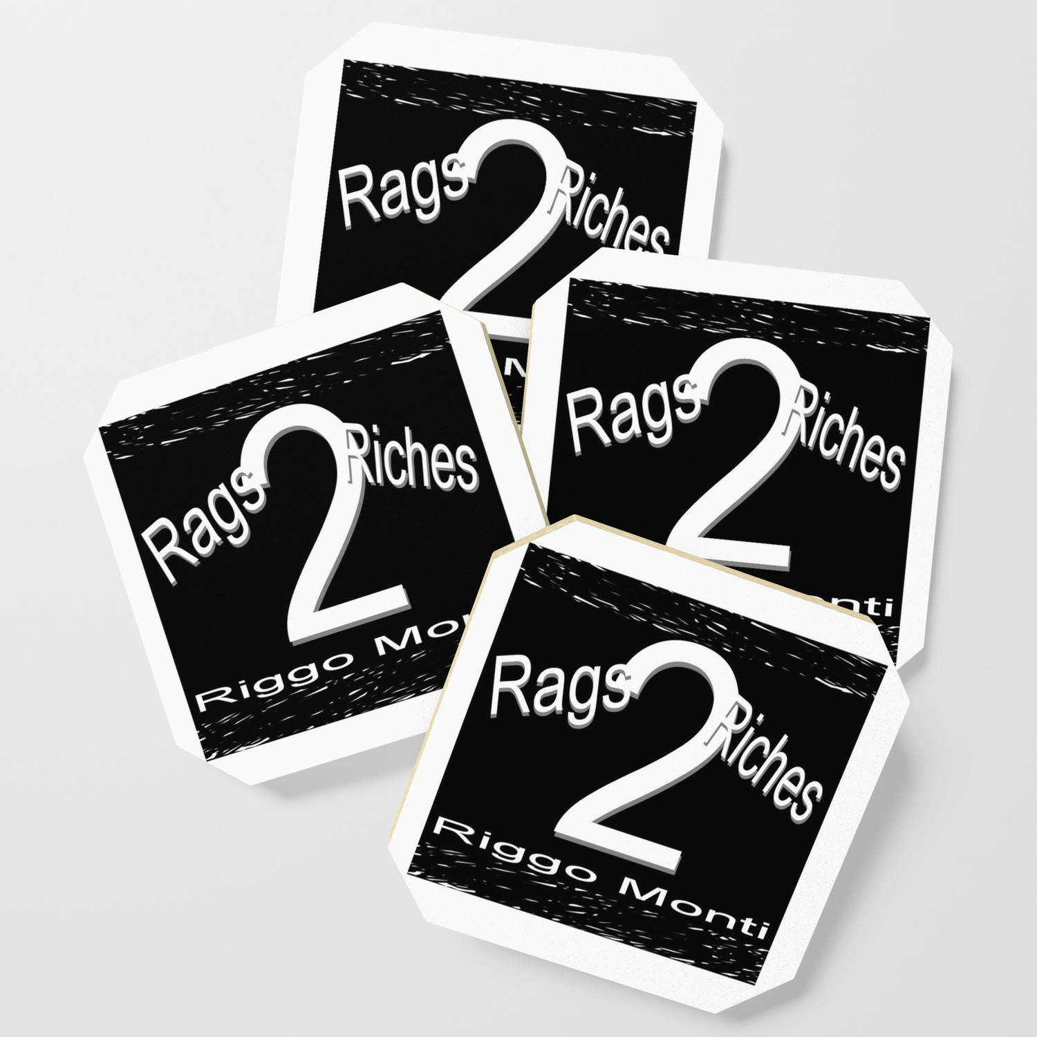 Riggo Monti Design 19 Rags 2 Riches Coaster By Riggomonti