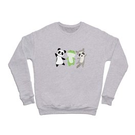 Frog Raccoon Panda Sweet Animal Lovers Crewneck Sweatshirt