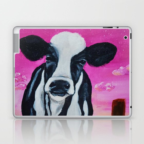 Trippy Cow Laptop & iPad Skin