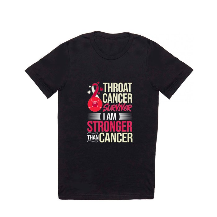 Head and Neck Throat Cancer Ribbon Survivor T Shirt