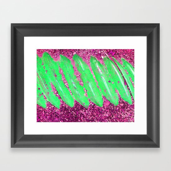 Not Watermelon Framed Art Print