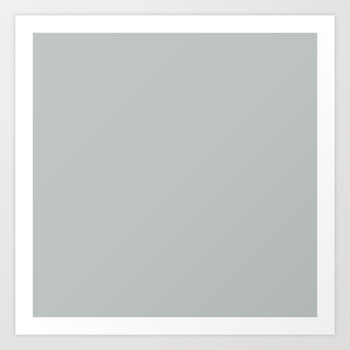 Cloudy Gray Art Print