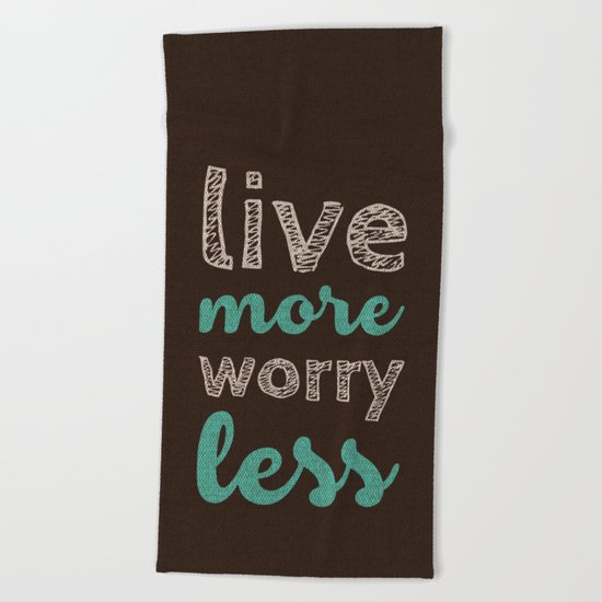 More or Less Beach Towel