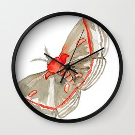 Moth Wall Clock