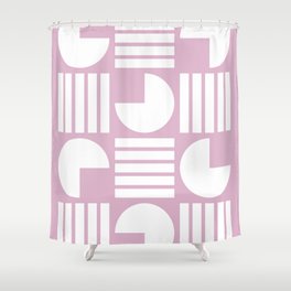 Classic geometric minimal composition 23 Shower Curtain