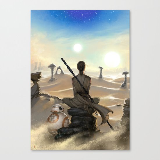 StarWars - Rey Canvas Print