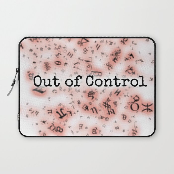 Out of Control [Red] Laptop Sleeve