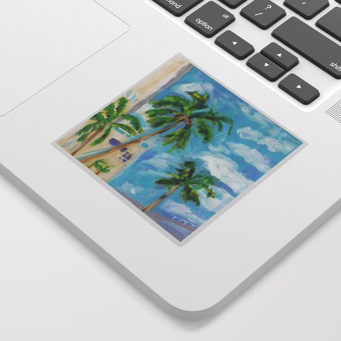 city of palms Sticker