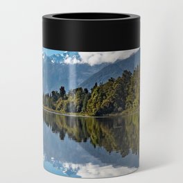 New Zealand Photography - Forest And Mountain Reflected In The Water Can Cooler