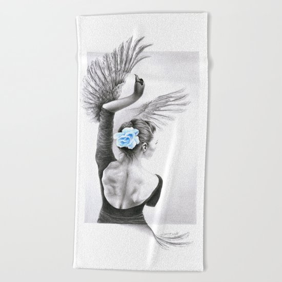 The Swan Beach Towel