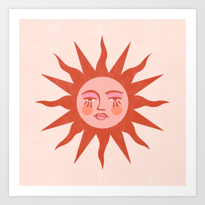 Bohemian Sun Art Print