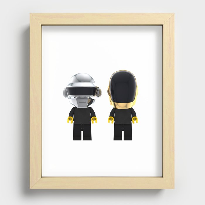 Daft Punk - Lego Recessed Framed Print