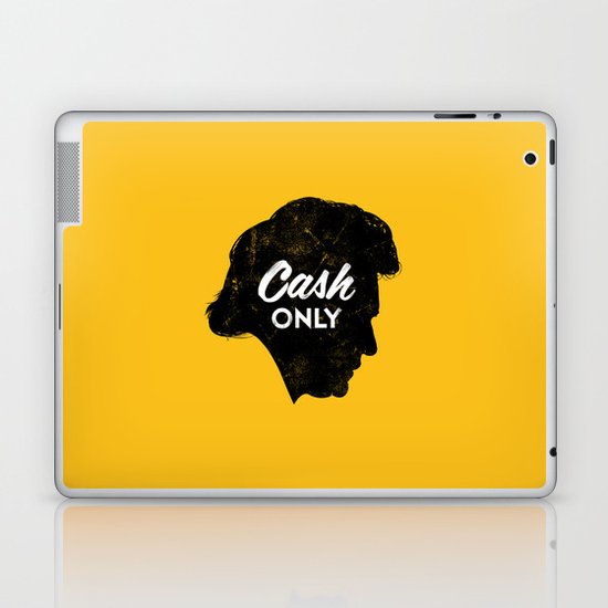 Cash Only (Gold) Laptop & iPad Skin