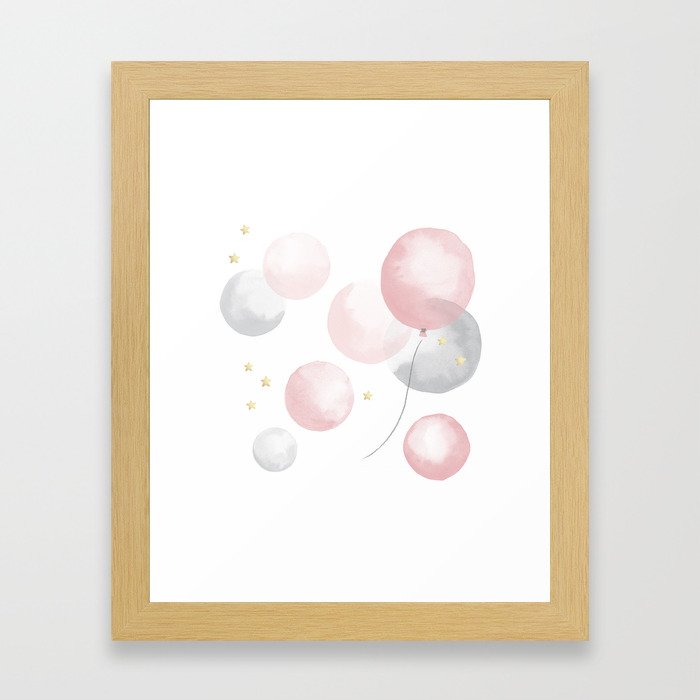 balloons Framed Art Print