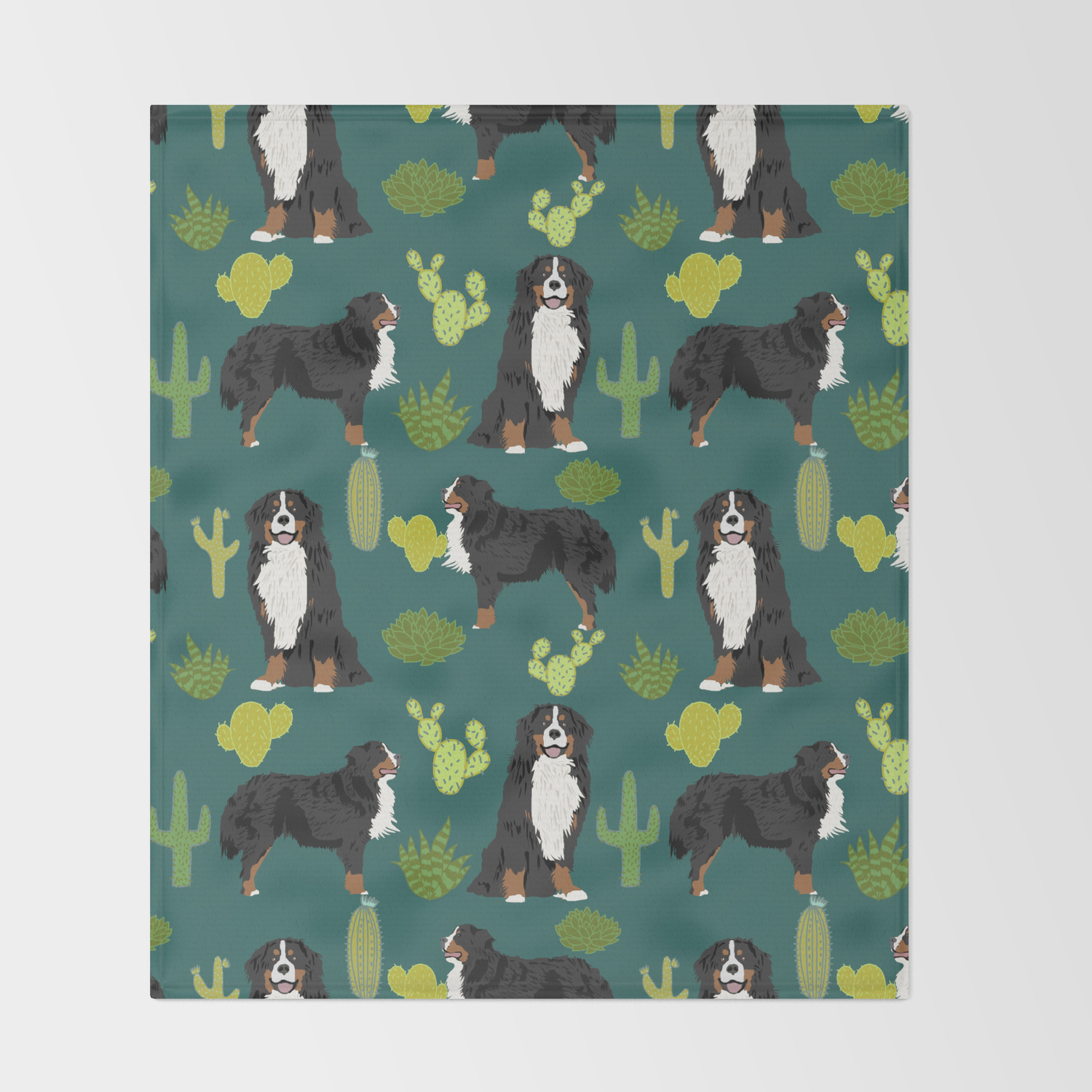 bernese mountain dog throw blanket