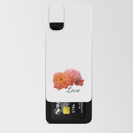 Love rose flowers Android Card Case