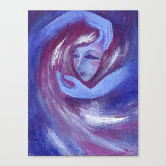 Support from Universe Canvas Print