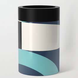 Abstract geometric arch circle colorblock 1 Can Cooler