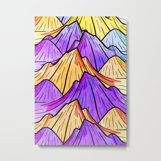 The Mountain Range Metal Print