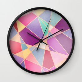 STAINED GLASS WINDOW Wall Clock