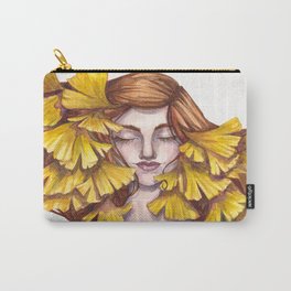 Floral Faces - Unfold Carry-All Pouch