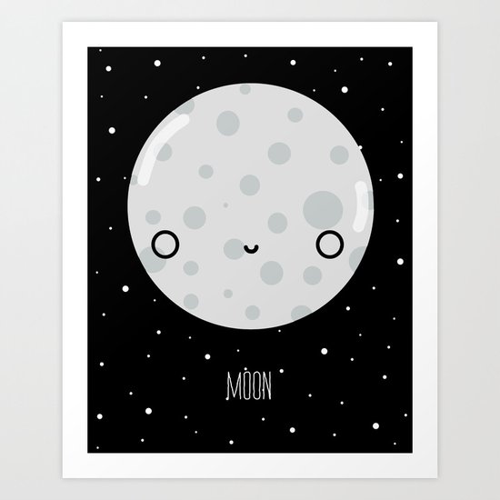 The Moon Art Print